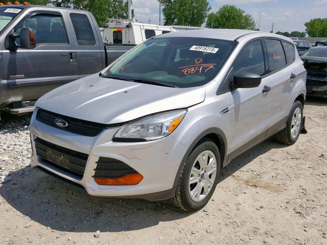 1FMCU0F75FUC78847 - 2015 FORD ESCAPE S SILVER photo 2