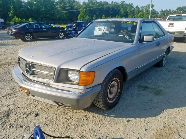 WDBCA43A4CB001441 - 1982 MERCEDES-BENZ 380 SEC GRAY photo 2