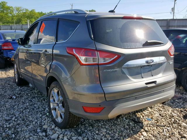 1FMCU9J99EUC28352 - 2014 FORD ESCAPE TIT GRAY photo 3