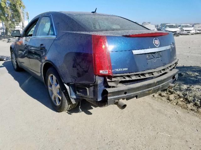 1G6DV57V580158110 - 2008 CADILLAC CTS HI FEA BLUE photo 3