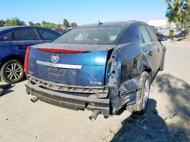 1G6DV57V580158110 - 2008 CADILLAC CTS HI FEA BLUE photo 4