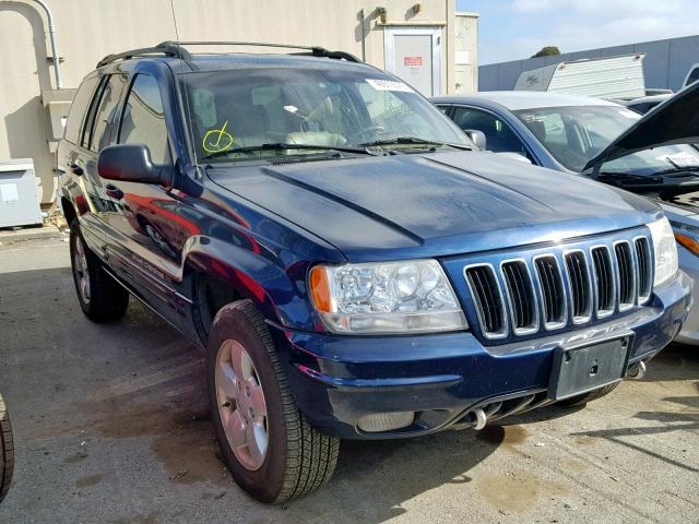 1J4GW58N91C624366 - 2001 JEEP GRAND CHER BLUE photo 1