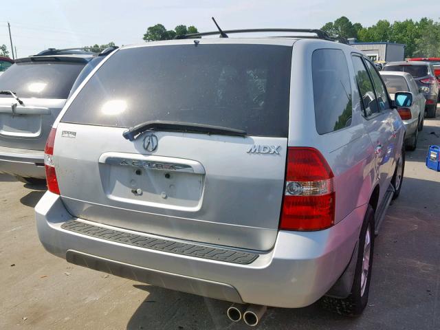 2HNYD18652H535310 - 2002 ACURA MDX TOURIN SILVER photo 4