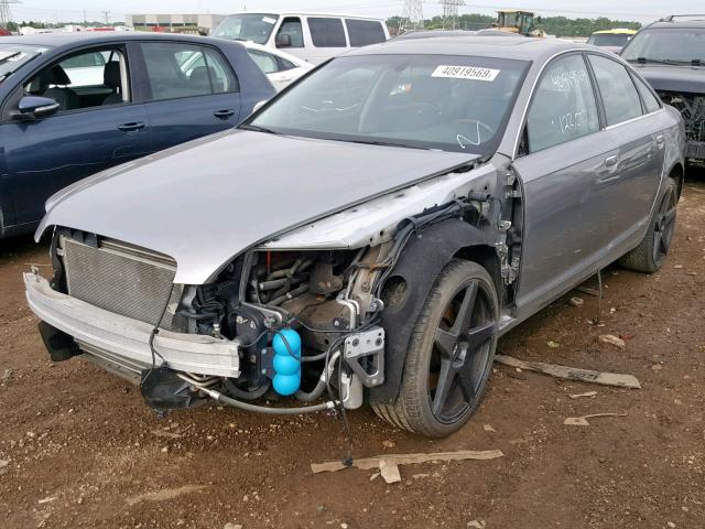 WAUDL74F16N118969 - 2006 AUDI A6 4.2 QUA GRAY photo 2