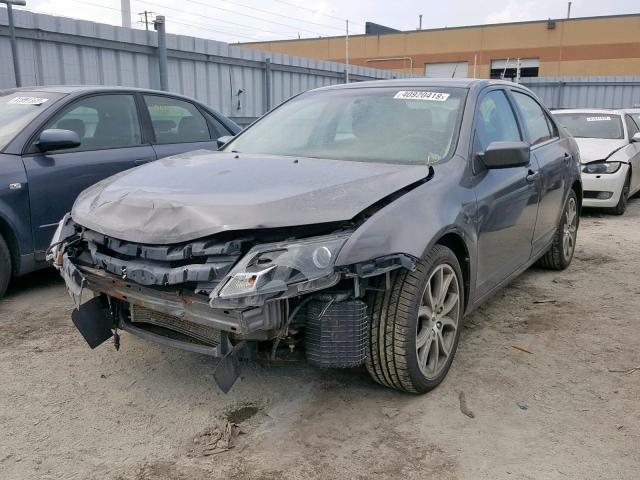 3FAHP0JA9BR339368 - 2011 FORD FUSION SEL GRAY photo 2