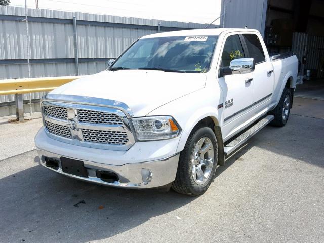 1C6RR7VT6ES152926 - 2014 RAM 1500 LARAM WHITE photo 2