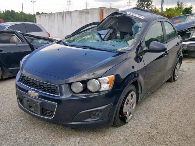 1G1JA5SH5D4196025 - 2013 CHEVROLET SONIC LS BLACK photo 2