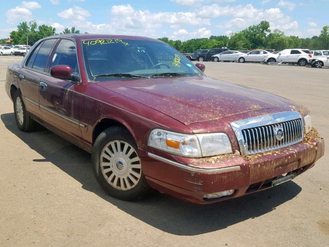 2MEFM75VX7X639850 - 2007 MERCURY GRAND MARQ BURGUNDY photo 1