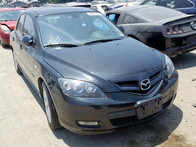 JM1BK344471706197 - 2007 MAZDA 3 HATCHBAC BLACK photo 1