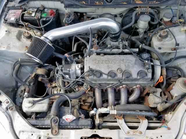 2HGEJ6521VH522365 - 1997 HONDA CIVIC DX SILVER photo 7