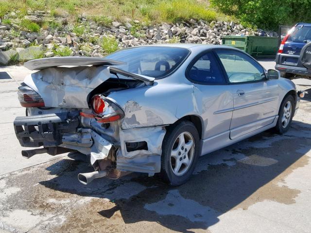 1G2WP12K5WF332553 - 1998 PONTIAC GRAND PRIX SILVER photo 4
