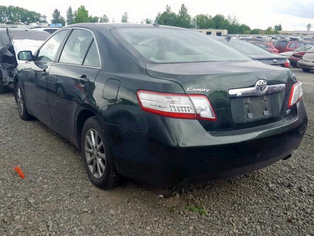 4T1BB3EK5BU142463 - 2011 TOYOTA CAMRY HYBR BLUE photo 3