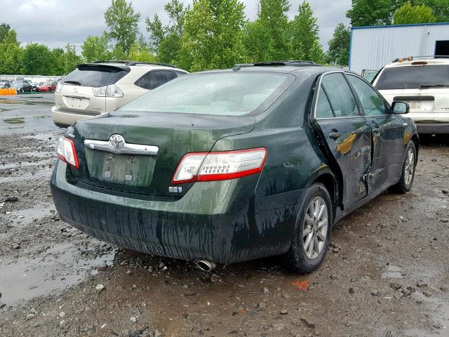 4T1BB3EK5BU142463 - 2011 TOYOTA CAMRY HYBR BLUE photo 4