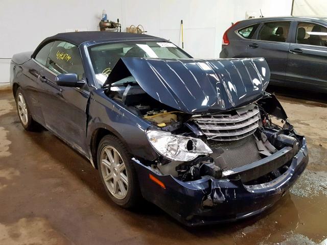 1C3LC55R38N247587 - 2008 CHRYSLER SEBRING TO BLUE photo 1