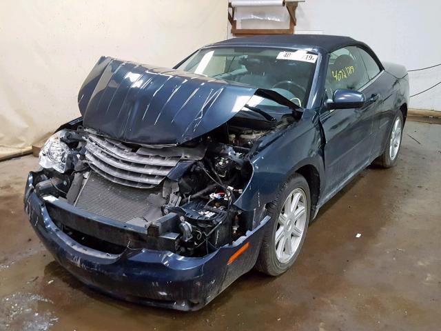 1C3LC55R38N247587 - 2008 CHRYSLER SEBRING TO BLUE photo 2