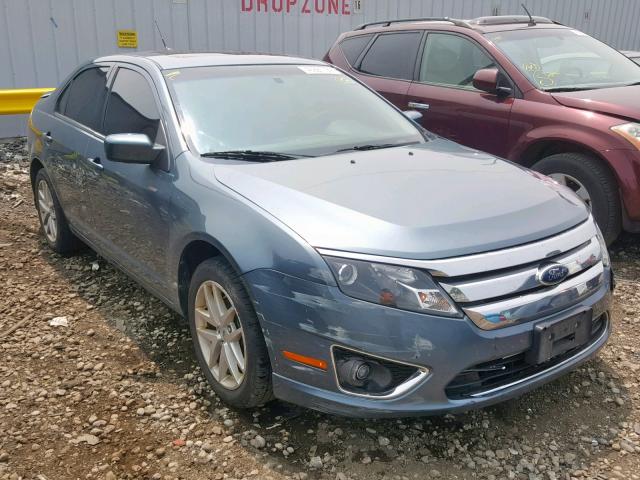 3FAHP0JG0CR106775 - 2012 FORD FUSION SEL BLUE photo 1