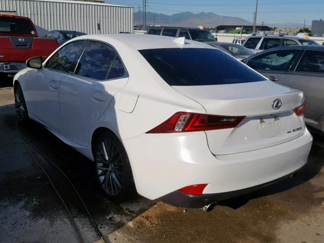 JTHCF1D26F5016520 - 2015 LEXUS IS 250 WHITE photo 3