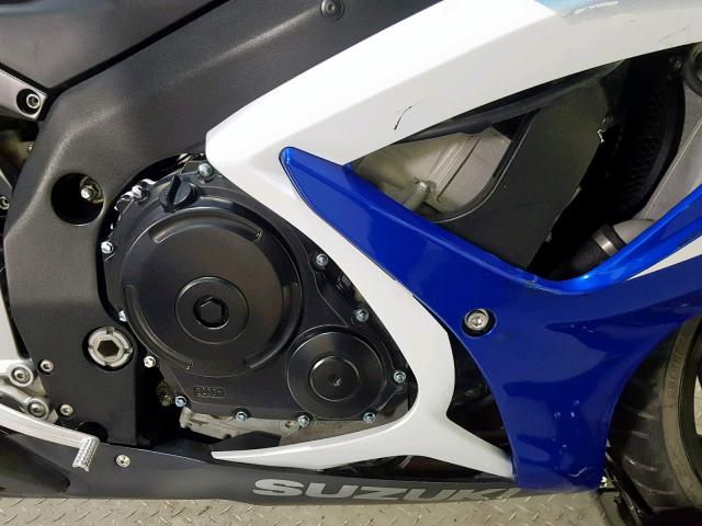 JS1GR7KA962100964 - 2006 SUZUKI GSX-R750 K BLUE photo 11