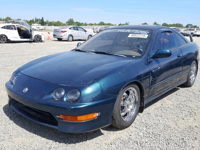 JH4DC2383TS002967 - 1996 ACURA INTEGRA GS GREEN photo 2