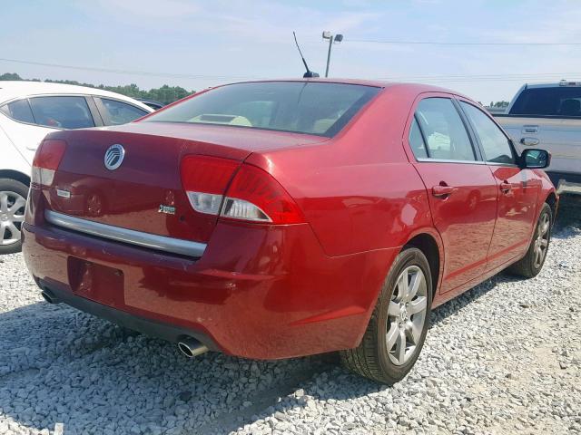 3MEHM0JG4AR635502 - 2010 MERCURY MILAN PREM RED photo 4