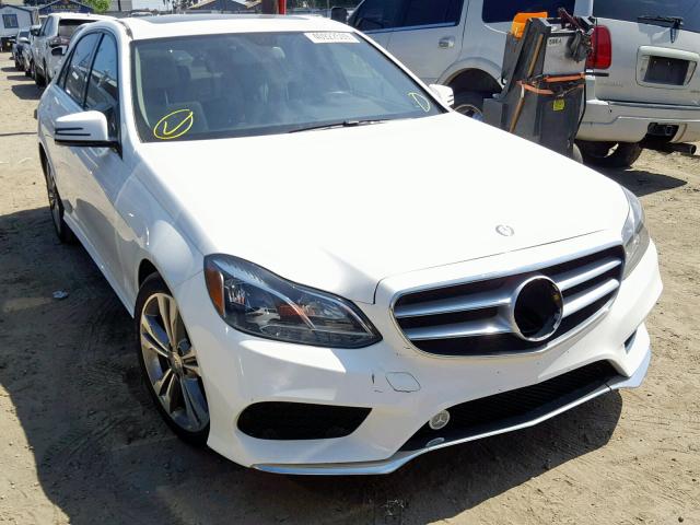 WDDHF5KB9GB259359 - 2016 MERCEDES-BENZ E 350 WHITE photo 1