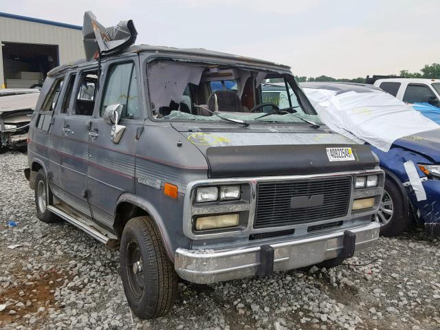 2GDEG25Z1P4506143 - 1993 GMC RALLY WAGO GRAY photo 1