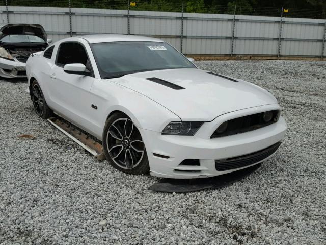 1ZVBP8CF4E5230778 - 2014 FORD MUSTANG GT WHITE photo 1