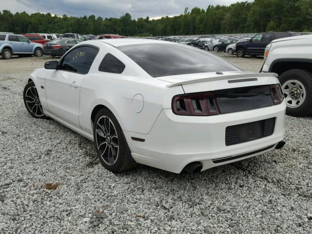 1ZVBP8CF4E5230778 - 2014 FORD MUSTANG GT WHITE photo 3