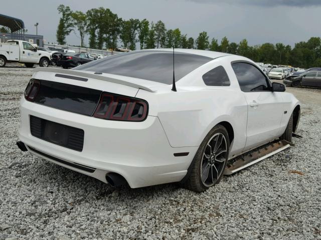 1ZVBP8CF4E5230778 - 2014 FORD MUSTANG GT WHITE photo 4