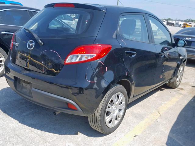 JM1DE1KY9D0170276 - 2013 MAZDA MAZDA2 BLACK photo 4