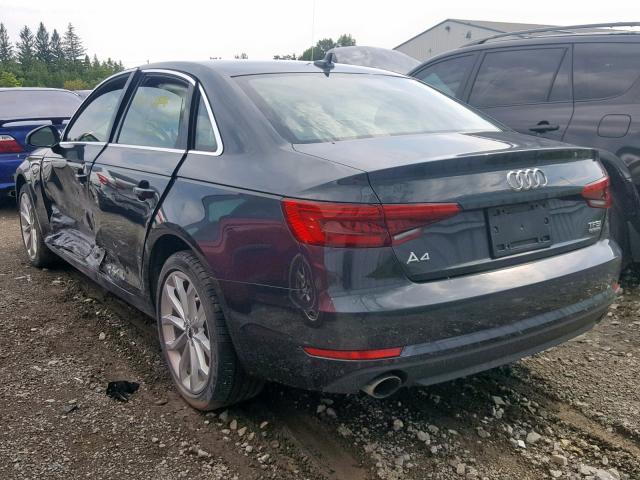 WAUBNAF44HN062863 - 2017 AUDI A4 PROGRES GRAY photo 3