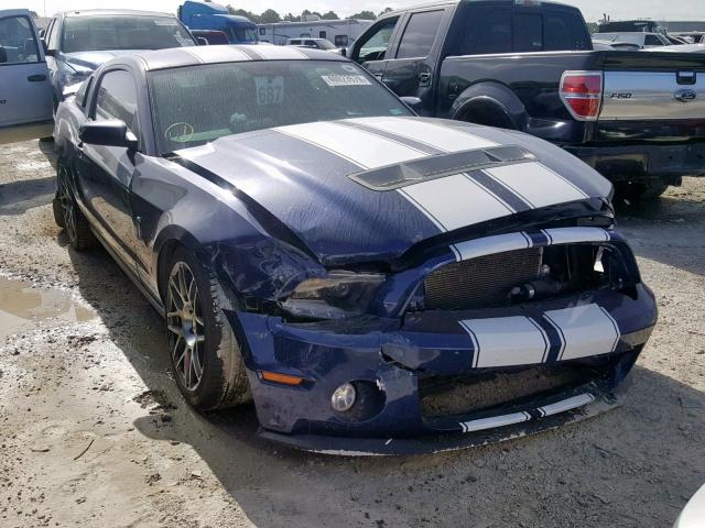 1ZVBP8JS8B5153635 - 2011 FORD MUSTANG SH BLUE photo 1