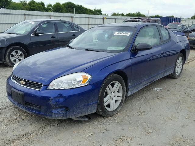 2G1WK16K279118255 - 2007 CHEVROLET MONTE CARL BLUE photo 2