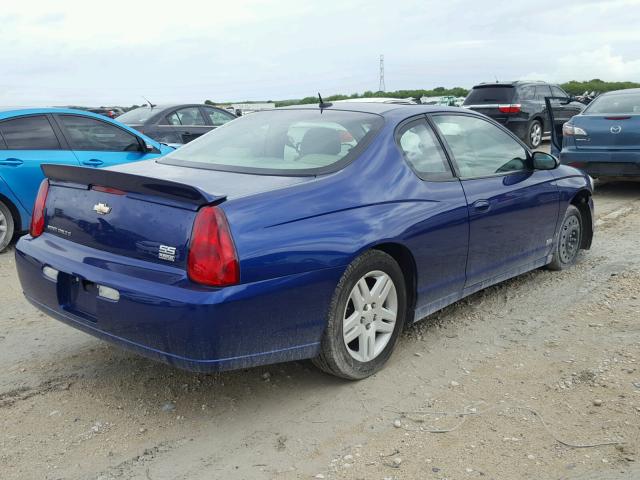 2G1WK16K279118255 - 2007 CHEVROLET MONTE CARL BLUE photo 4