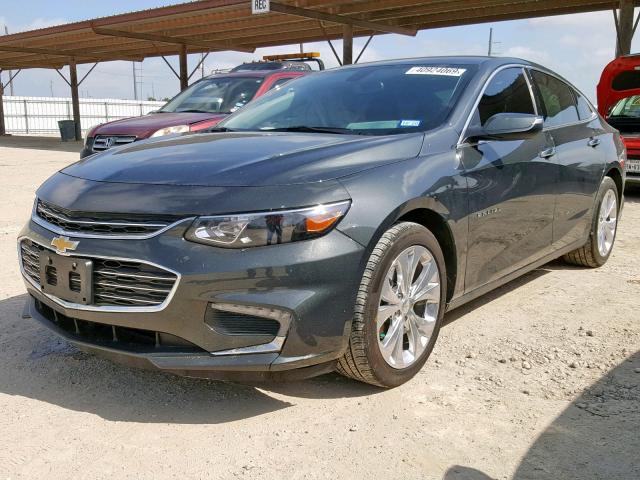 1G1ZE5SX1JF231934 - 2018 CHEVROLET MALIBU PRE CHARCOAL photo 2