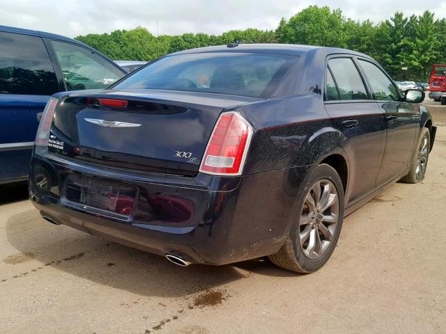 2C3CCAGG8EH384288 - 2014 CHRYSLER 300 S BLACK photo 4