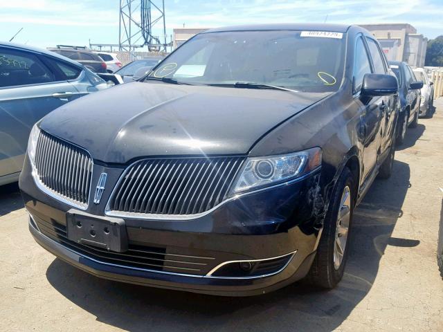 2LMGJ5M90EBL58173 - 2014 LINCOLN MKT BLACK photo 2