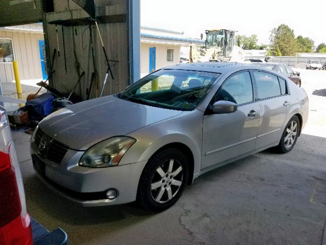 1N4BA41E04C825909 - 2004 NISSAN MAXIMA SE GRAY photo 2