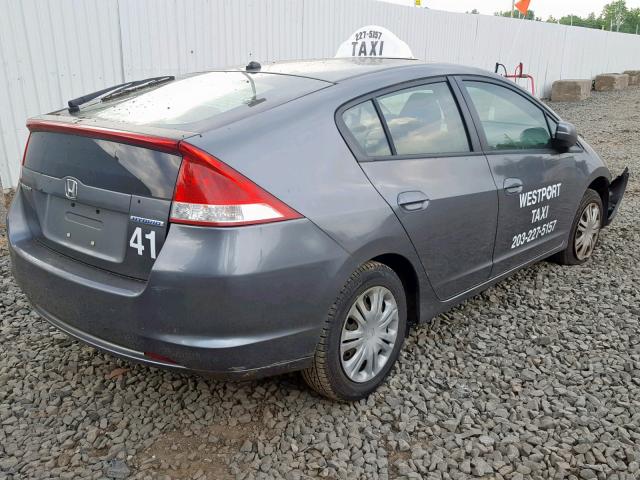 JHMZE2H55AS004859 - 2010 HONDA INSIGHT LX SILVER photo 4