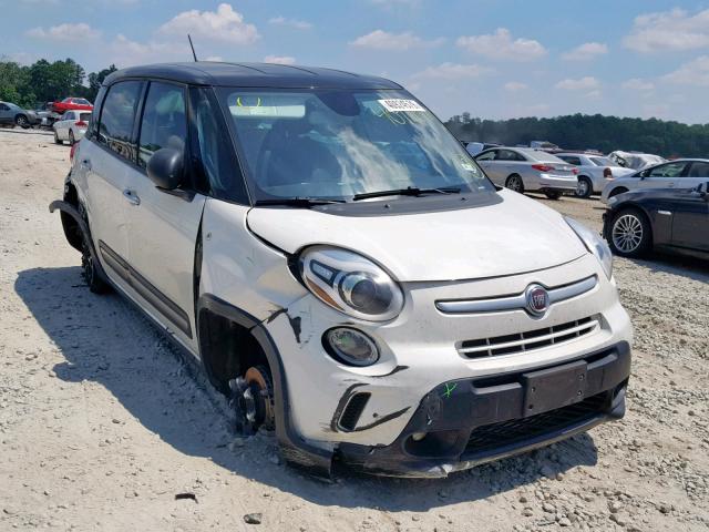 ZFBCFADH8FZ033272 - 2015 FIAT 500L TREKK WHITE photo 1