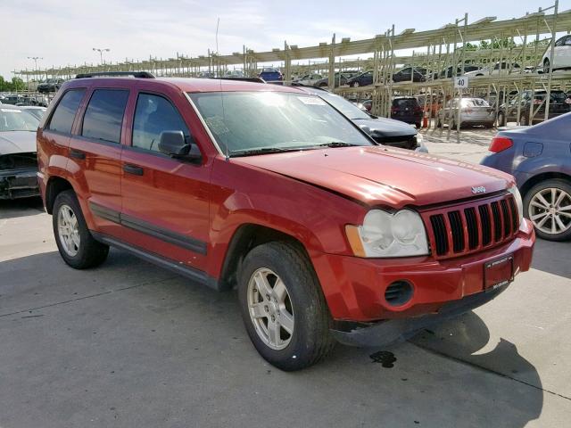 1J4GR48K75C641406 - 2005 JEEP GRAND CHER RED photo 1