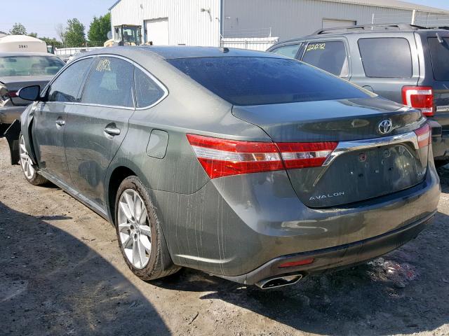 4T1BK1EB8DU010661 - 2013 TOYOTA AVALON BAS GREEN photo 3