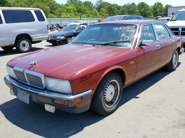 SAJHY1747NC651661 - 1992 JAGUAR XJ6 SOVERE RED photo 2