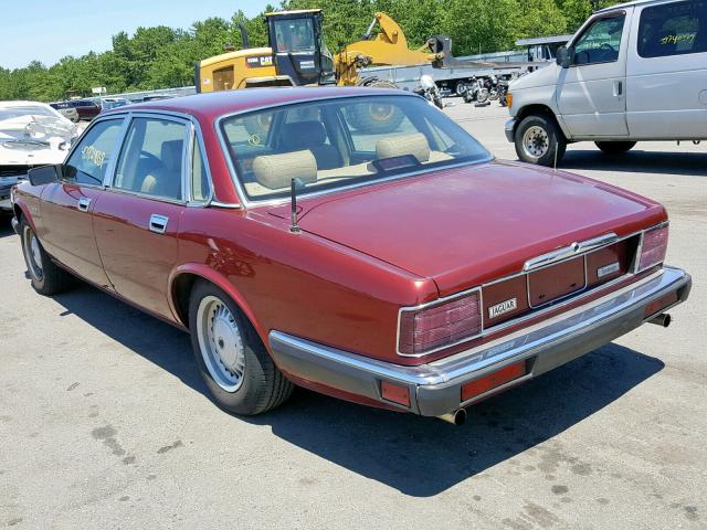 SAJHY1747NC651661 - 1992 JAGUAR XJ6 SOVERE RED photo 3