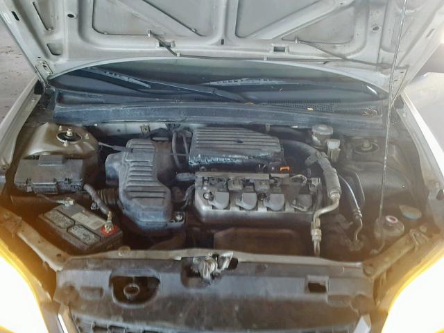 1HGEM21154L069575 - 2004 HONDA CIVIC DX V SILVER photo 7