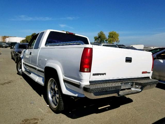 1GTEC19M4WR517119 - 1998 GMC SIERRA C15 WHITE photo 3