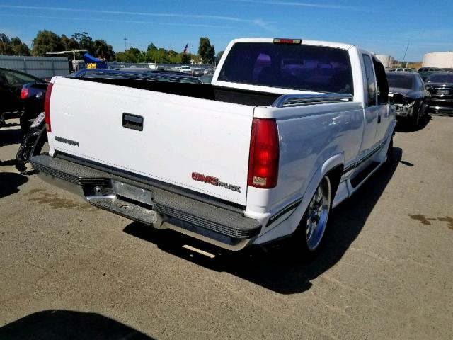 1GTEC19M4WR517119 - 1998 GMC SIERRA C15 WHITE photo 4