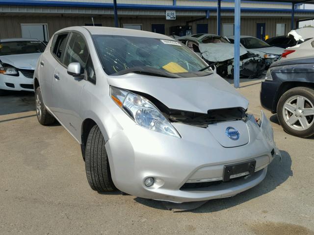 1N4AZ0CP0DC425313 - 2013 NISSAN LEAF S SILVER photo 1