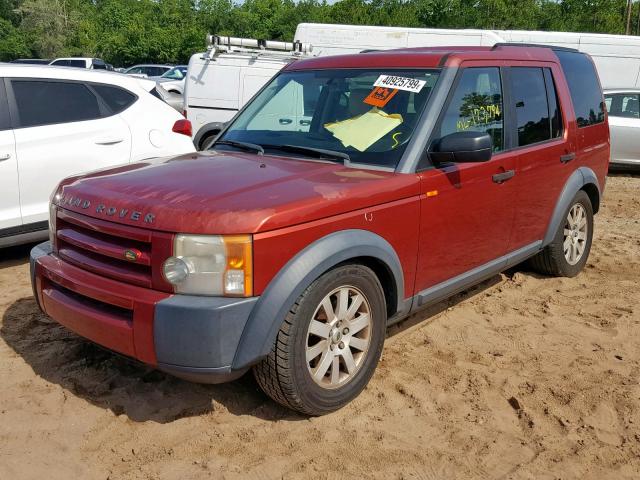 SALAE25486A397224 - 2006 LAND ROVER LR3 SE RED photo 2