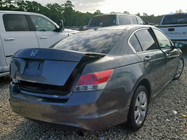 1HGCP26879A157700 - 2009 HONDA ACCORD EXL GRAY photo 4